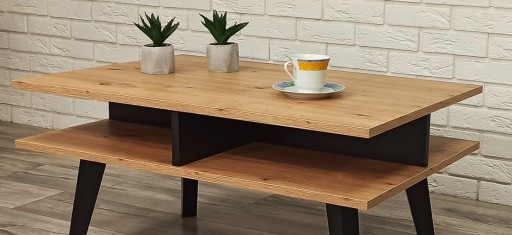 СОВРЕМЕННЫЙ ЖУРНАЛЬНЫЙ СТОЛИК ZIMBA LOFT ДУБ
