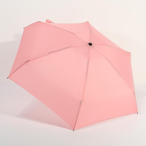 Wiatroodporny parasol podróżny Kompaktowy, składany, różowy