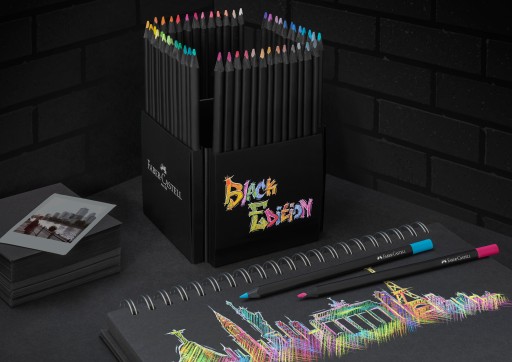 FABER-CASTELL Треугольные мелки-карандаши Черный 50к