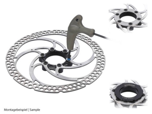 Shimano SM-RTAD05 Адаптер диска Center-Lock, 6 винтов