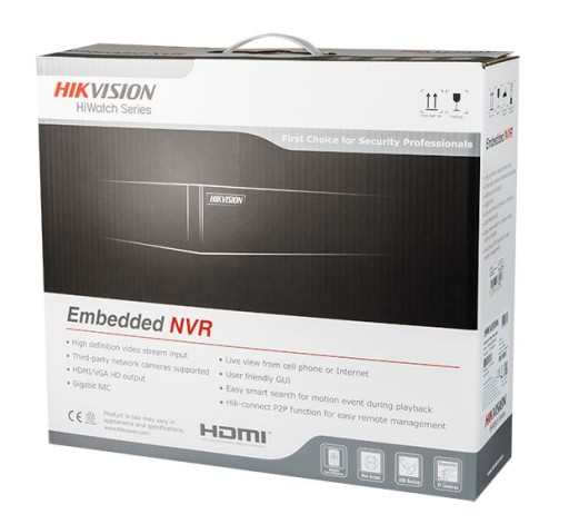 Hikvision 4K 16-канальный IP-рекордер, диск 4 ТБ