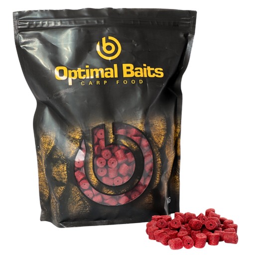 Прикормка пеллет PLUM GARLIC 12мм 1кг прикормка Optimal Baits