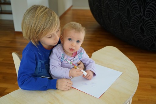 Bujak Drewniany Montessori dla dzieci solidny składany Biurko Stół Taboret