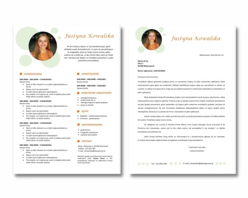 Редактируемый шаблон резюме в MS Word 2/22/CV
