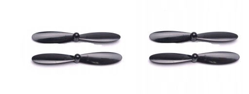Hubsan H107 Пропеллеры для дронов CW/CCW 1 пара, черный радиоуправляемый jakar