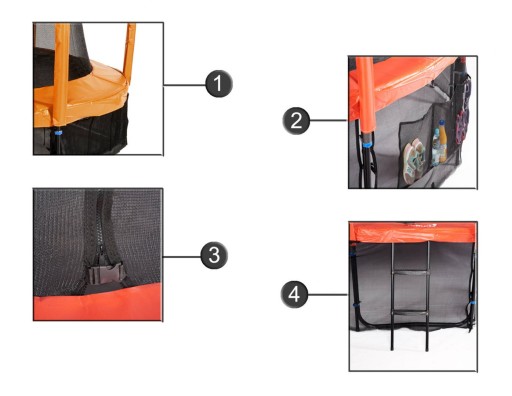 Садовый батут Jumpi 312 см/10 футов Maxy Comfort