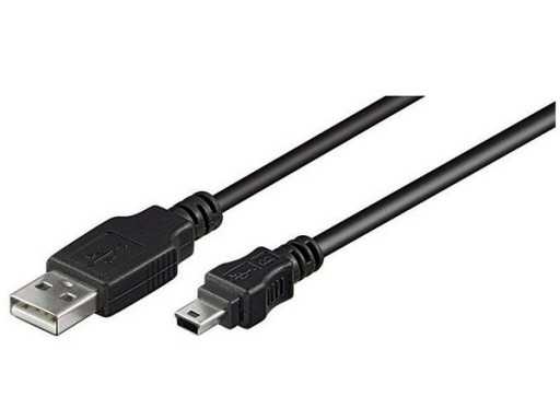 Kabel USB 2.0 A - USB mini B (5pin) - długi 3 m