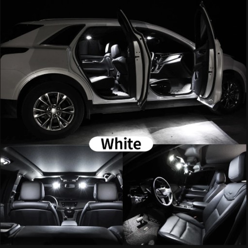 AUDI A6 C5 AVANT WHITE Светодиодное освещение салона