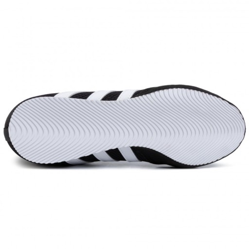 ТРЕНИРОВОЧНЫЕ ВЫСОКИЕ БОКСЕРСКИЕ КРОССОВКИ ADIDAS BOX HOG 2 FX0561, ЧЕРНЫЕ, размер 40 2/3