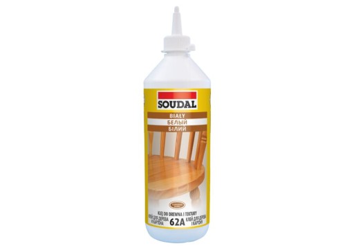 SOUDAL Klej do drewna biały 62A 750gr