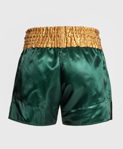 Классические шорты Venum Muay Thai, зеленый/золотой/белый M