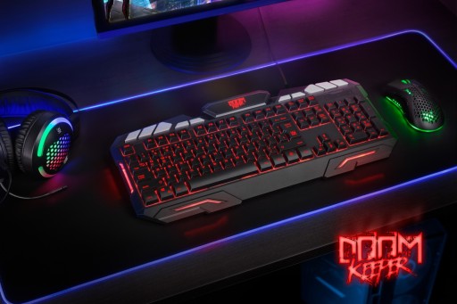 ИГРОВАЯ КЛАВИАТУРА СО СВЕТОДИОДНОЙ ПОДСВЕТКОЙ ДЛЯ ГЕЙМЕРОВ