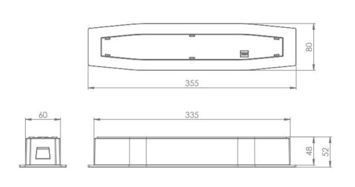 Аварийный светильник SUPREMA SC 150 SA 3H IP54 AT