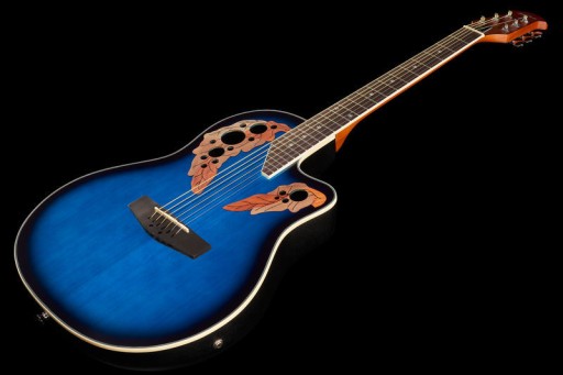 Gitara e-akustyczna Harley Benton HBO-850 Blue