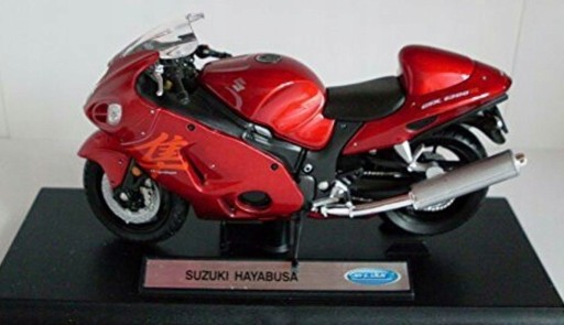 SUZUKI GSX 1300R Hayabusa мотоцикл 1:18 Welly