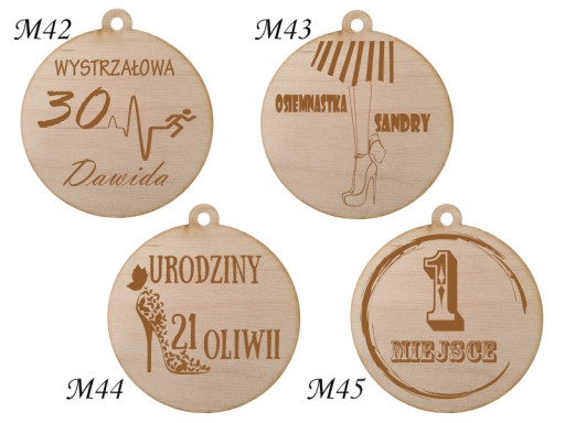 Medal prezent GRAWER imię urodziny 18 30 40 50 60