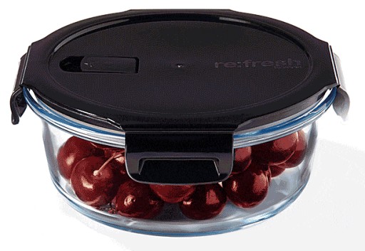 БОЛЬШАЯ ВОЗДУХОУСТОЙЧИВАЯ СТЕКЛЯННАЯ БЛЮДА С КРЫШКОЙ PYREX