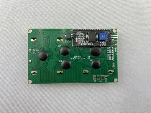 ЖК-ДИСПЛЕЙ 2004 4x20 HD44780 I2C КОНВЕРТЕР белые символы синий фон