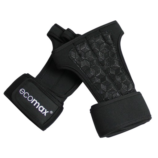 ПЕРЧАТКИ ТРЕНИРОВОЧНЫЕ ECOMAX ЧЕРНЫЕ CROSSFIT L