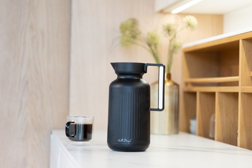 Termos z wkładem szklanym Vialli Design LUNGO 1 l (czarny) 29262