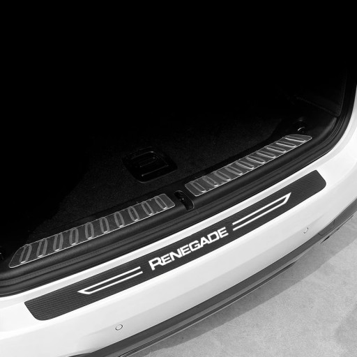 Naklejka progi drzwiowe Jeep RENEGADE logo