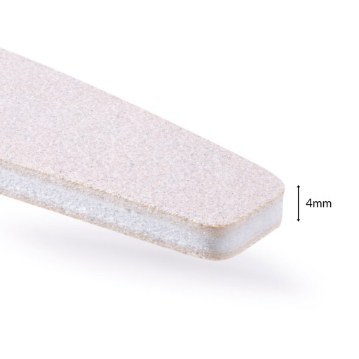 Pilnik do Paznokci Półksiężyc Łódka 100/180 50 sztuk Standard Aba Group