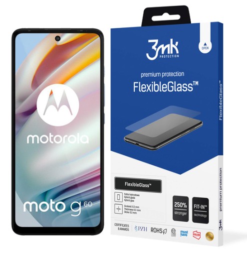 Стекло FlexibleGlass 3MK для Motorola Moto G60 G60s