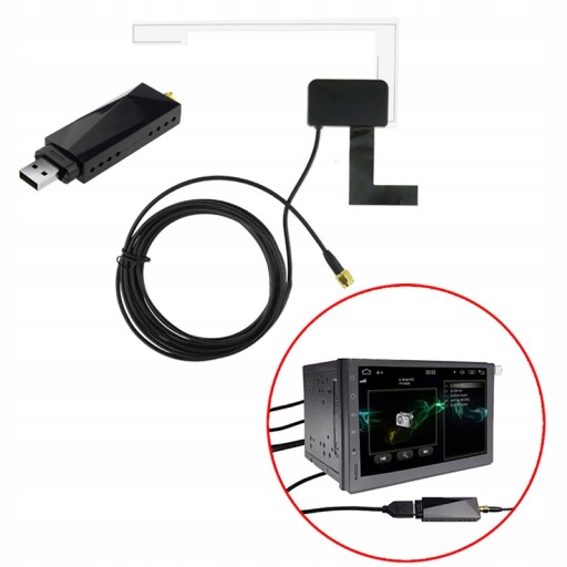 USB 2.0 Cyfrowy Odbiornik DAB tuner radiowy