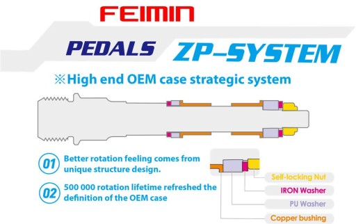 Городские педали FEIMIN FP-930SR Станки