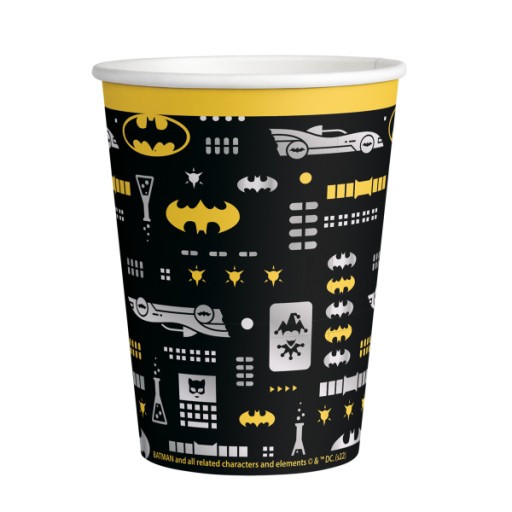 ZESTAW URODZINOWY Batman Talerzyki Kubeczki 16 szt.