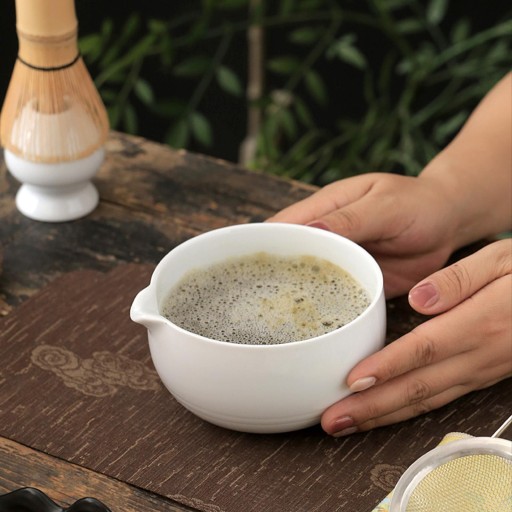 Традиционный керамический держатель для венчика Matcha