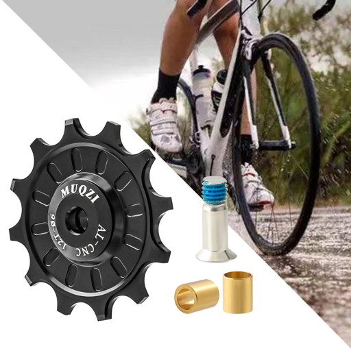 Jockey Wheel Rowerowa przerzutka tylna 12T Czarny