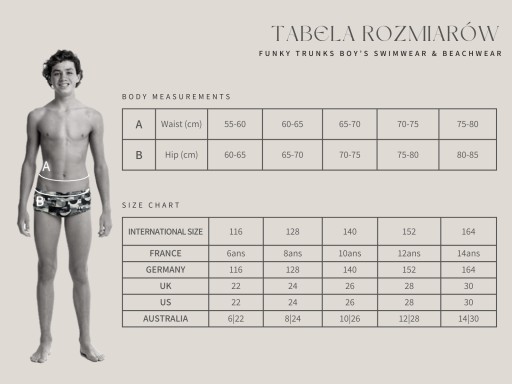 Плавки для мальчиков плавки для бассейна и пляжа Funky Trunks R.164