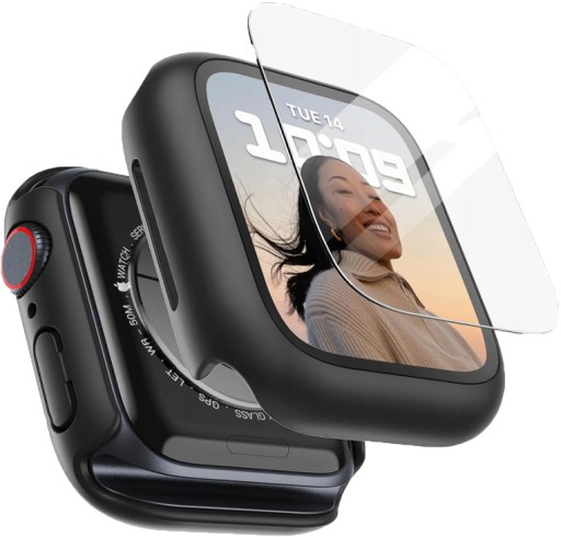 КОРПУС + СТЕКЛО 2в1 ДЛЯ APPLE WATCH 4/5/6/SE 40MM |НАКЛАДКА НА КОРПУС|ЦВЕТА