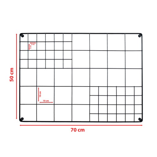 Органайзер Grid доска, 70x50, черный