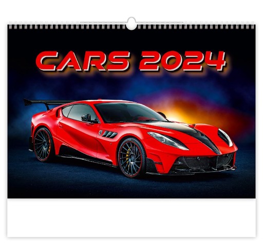 Большой календарь CARS 2024, идеален в ПОДАРОК.