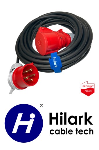 УДЛИНИТЕЛЬ ПИТАНИЯ H07RN-F 5x6, угловая вилка 20 м.