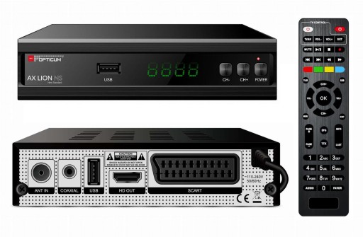 Декодер DVB-T2 Цифровой ТВ-тюнер Opticum H.265 HEVC