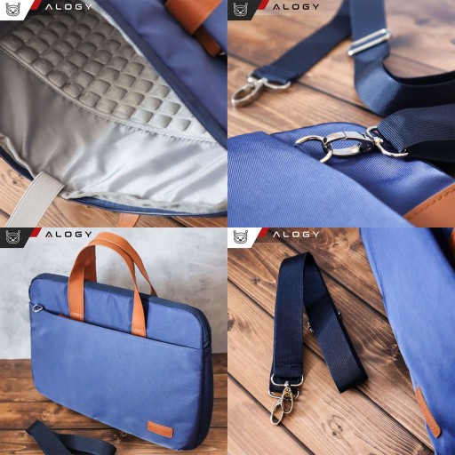 Torba etui na laptopa MacBook'a 15.6 do pracy szkoły pojemna Slim Pokrowiec