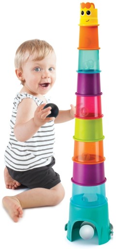ŻYRAFKOWA WIEŻA XL PIRAMIDKA PIŁKI SORTER B-Kids