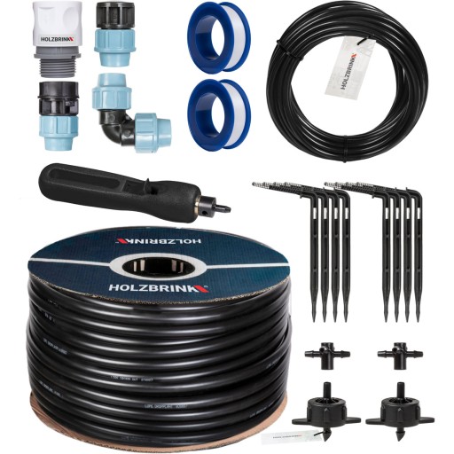 10 m zestaw do podlewania ogrodu 20 mm LPDE 4l/h