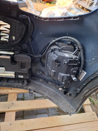 KIA SPORTAGE 4 IV 18- GT LINE ПЕРЕДНИЙ БАМПЕР В КОМПЛЕКТЕ B3 СИНИЙ ГАЛОГЕН