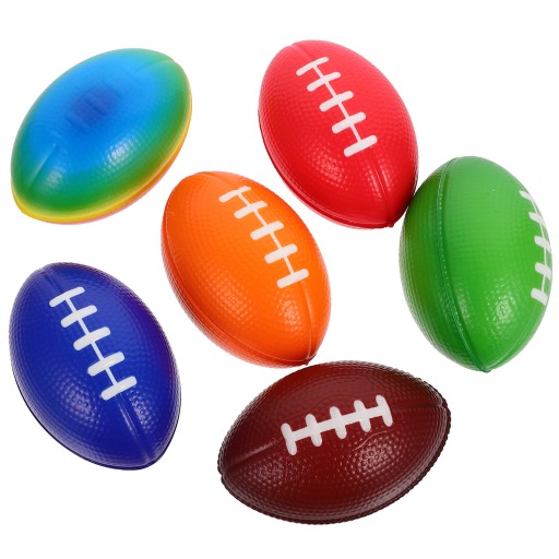PIŁKI DO RUGBY MINI MODEL MAŁE PIŁKI DO RUGBY PIŁKA NOŻNA SPORT DEKORACJE 6 SZT