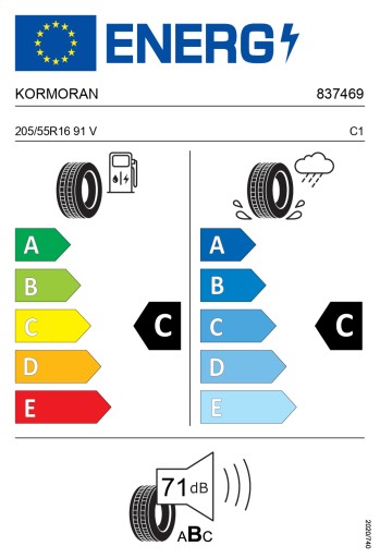 4x KORMORAN 205/55R16 91V Road Performance лето