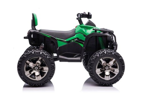 Детский аккумулятор AUTO Quad QLS-3288 Зеленый Двигатель 4х45Вт 12В10Ач