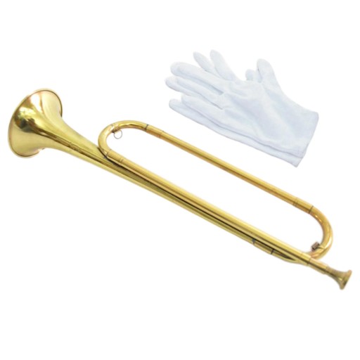 Портативный BB Bugle Cavalry, желтый, латунь, 47 см