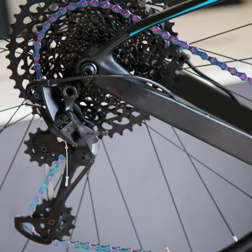 Łańcuch rowerowy Kompaktowa konstrukcja 9Speed Rainbow