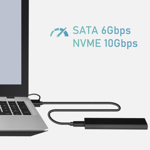 Адаптер сигнального шасси M.2 NVME — USB 3.1 без инструментов с двумя МБ