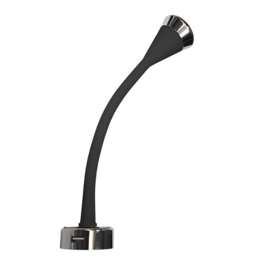 Светодиодная лампа Dimatec COB с USB, черная