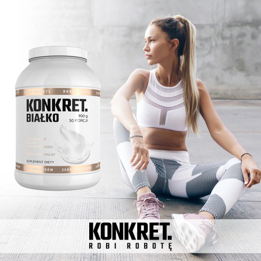 KONKRET Protein Протеиновая добавка 900г WPC WHEY ВЫСОКОГО КАЧЕСТВА!